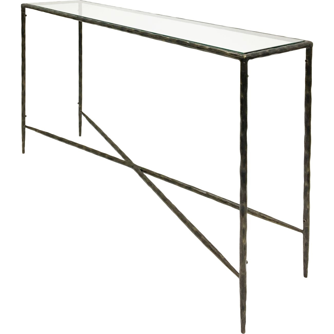 Libra Interiors Patterdale Hand Forged Large Bronze Console Table