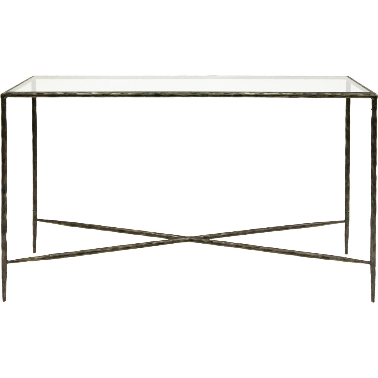 Libra Interiors Patterdale Hand Forged Large Bronze Console Table