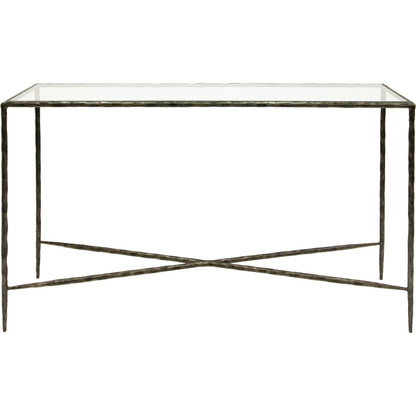 Libra Interiors Patterdale Hand Forged Large Bronze Console Table